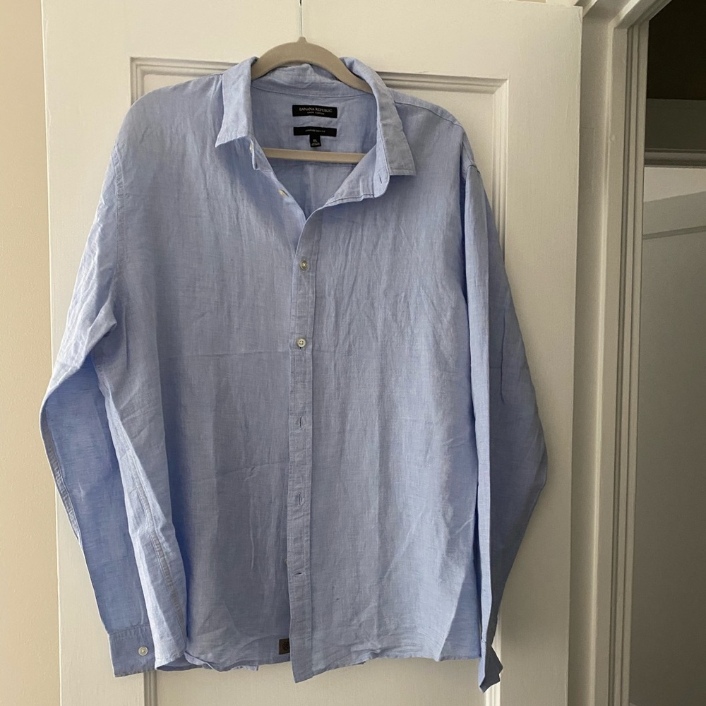 Banana republic untucked slim fit men’s XL